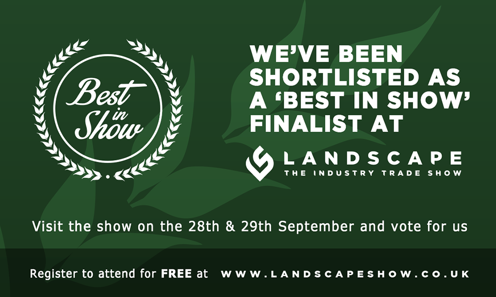 Moasure op de shortlist voor Best In Show Award op LANDSCAPE 2022