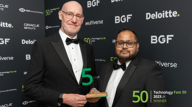 Moasure op plek 29 van snelst groeiende bedrijven in Deloitte's UK Fast 50 Awards