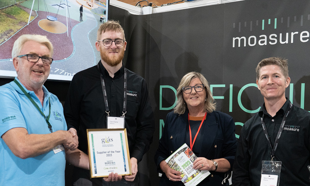 Moasure wint 'Supplier of the Year' award bij GLAS Ierland